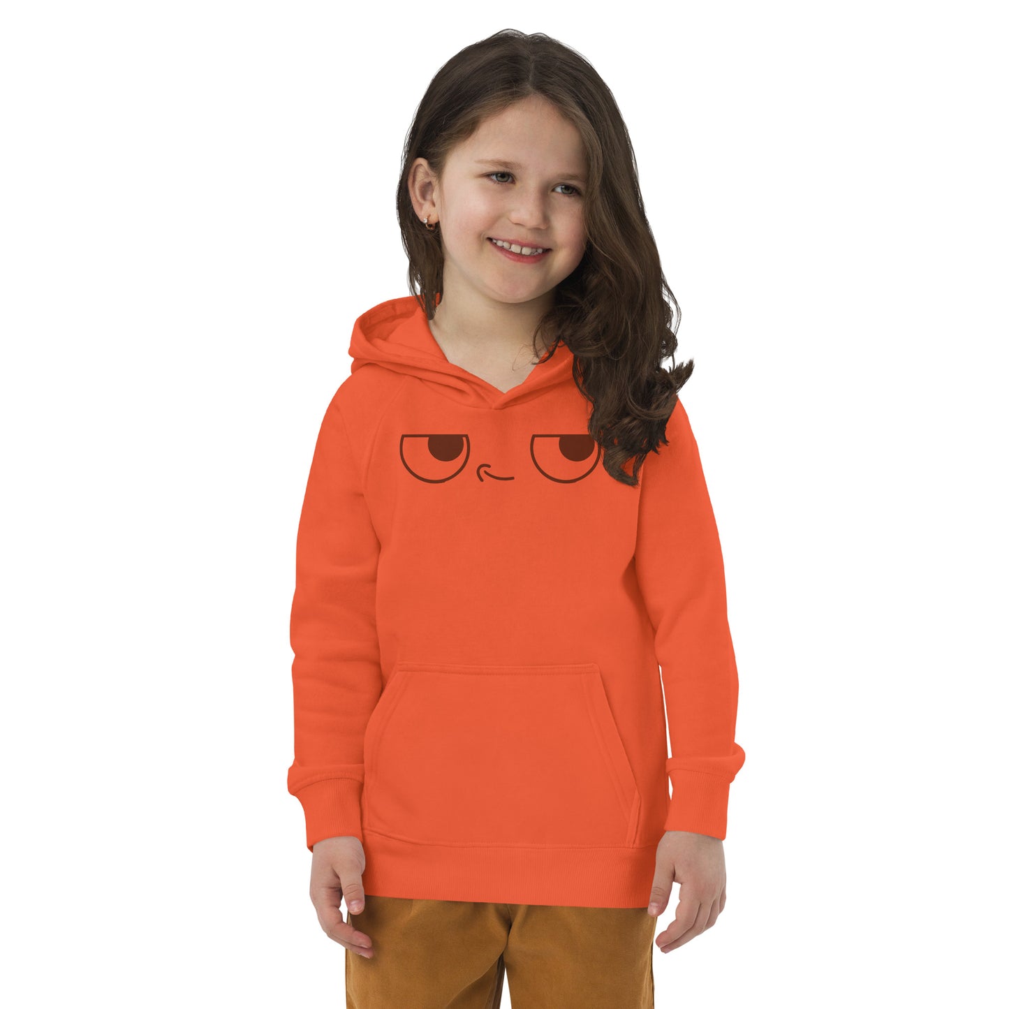 Cute face Kids eco hoodie